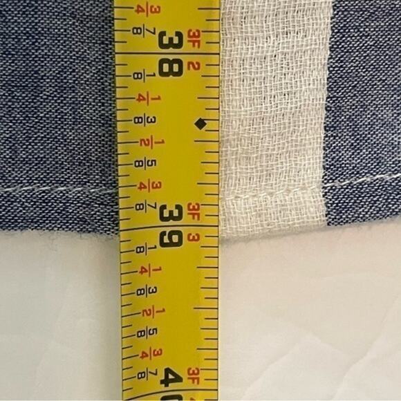 Altar’d State Embroidered Blue & White Striped 100% Cotton Dress NWOT Size S - Picture 11 of 11